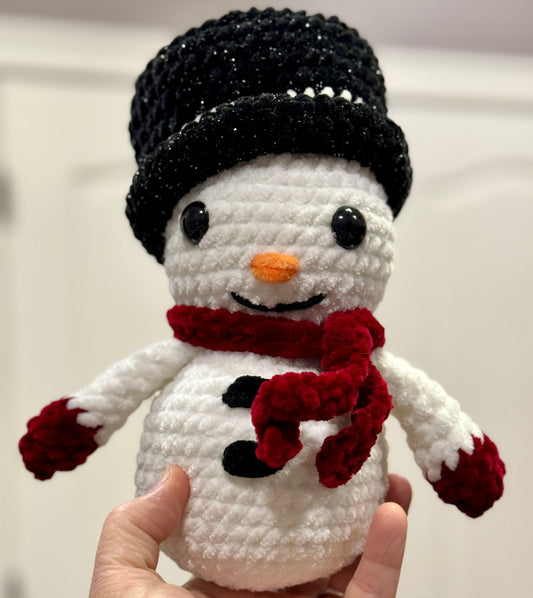 Plushie - Snowman with Tophat